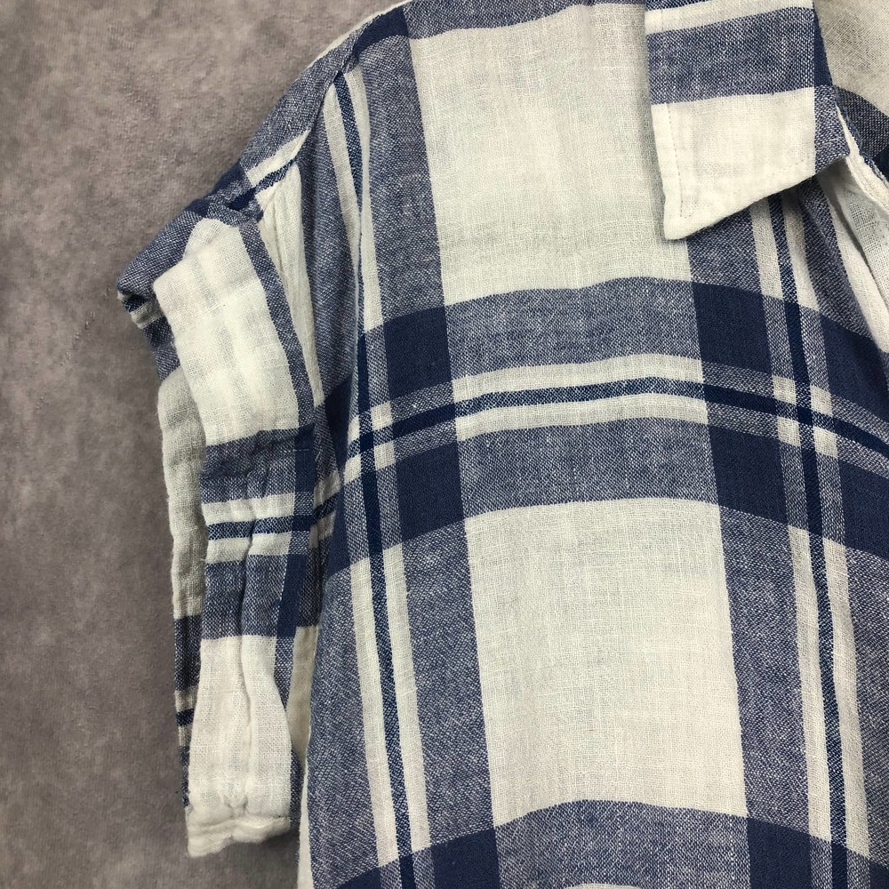 Rails Womens Sz S Amelie Tie Front Button Down Sh… - image 4